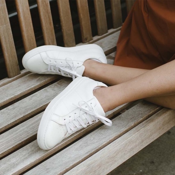 Greats Shoes - GREATS • White Royale Leather Sneakers